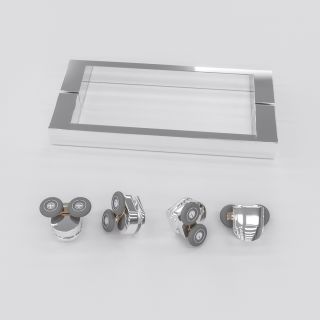 Душевой уголок RGW CL-48 (CL-14 + Z-050-1) 32094884-011 140x80см хром